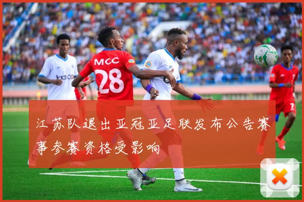 江苏队退出亚冠亚足联发布公告赛事参赛资格受影响